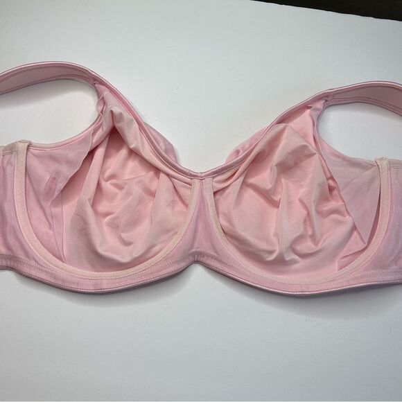 Cacique Pink Full-Coverage Unlined Bra 44DDD 44F - Picture 2 of 11